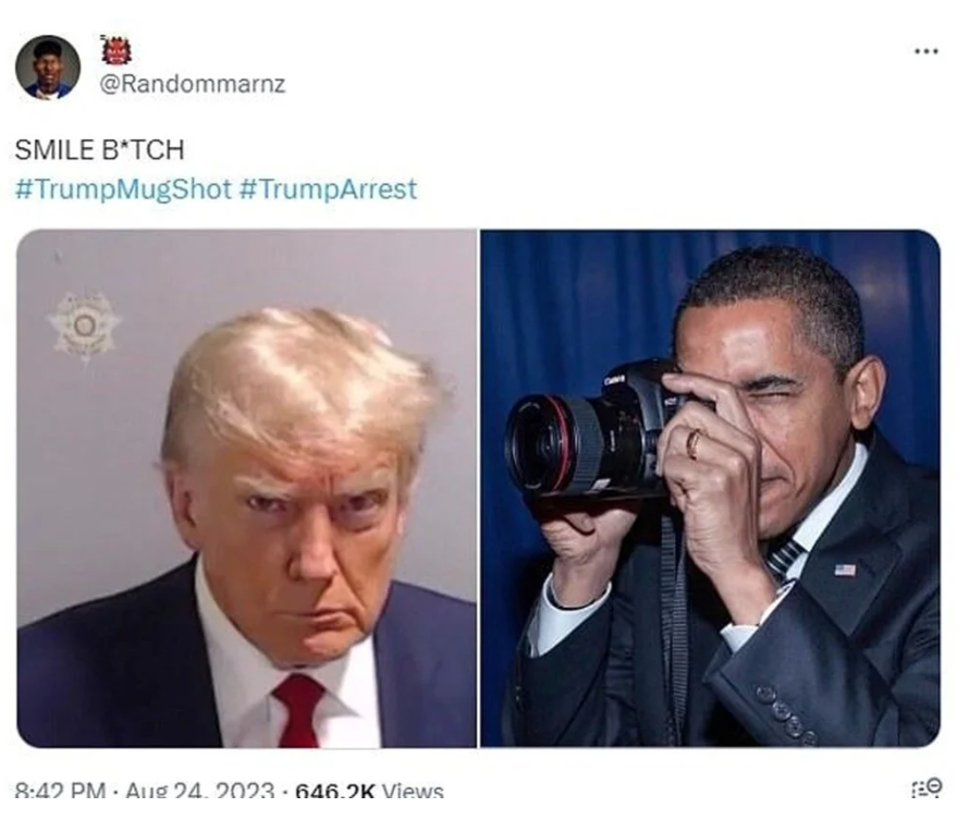 donald trump un sabika fotografi sosyal medyada gundem oldu